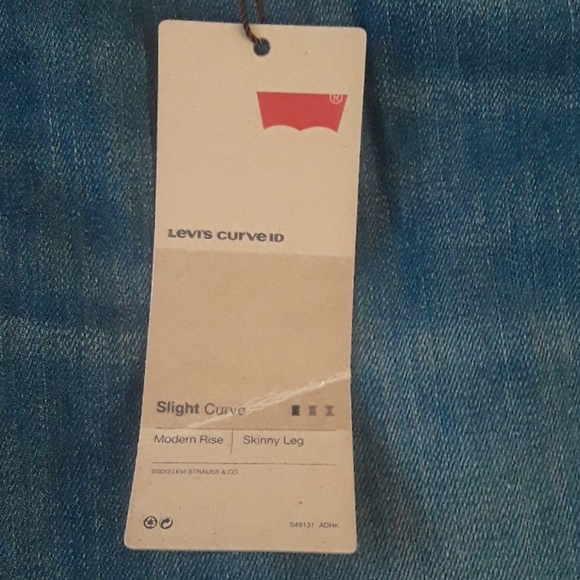 Slight Curve Levi's Curve ID 33x32 Moden Skinny - Picture 2 of 12